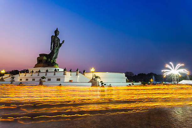 istock Thai Buddhism hold the fired candle 475794447