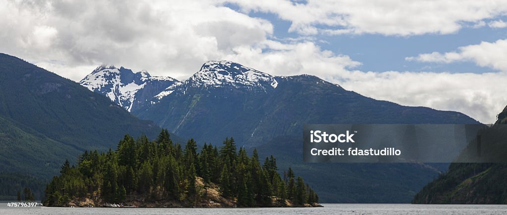 North Cascades National Park - July 2011 North Cascades from Ross Lake in the summer of 2011 Horizontal Stock Photo