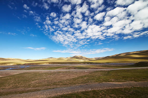 Mountain landscape stock photo