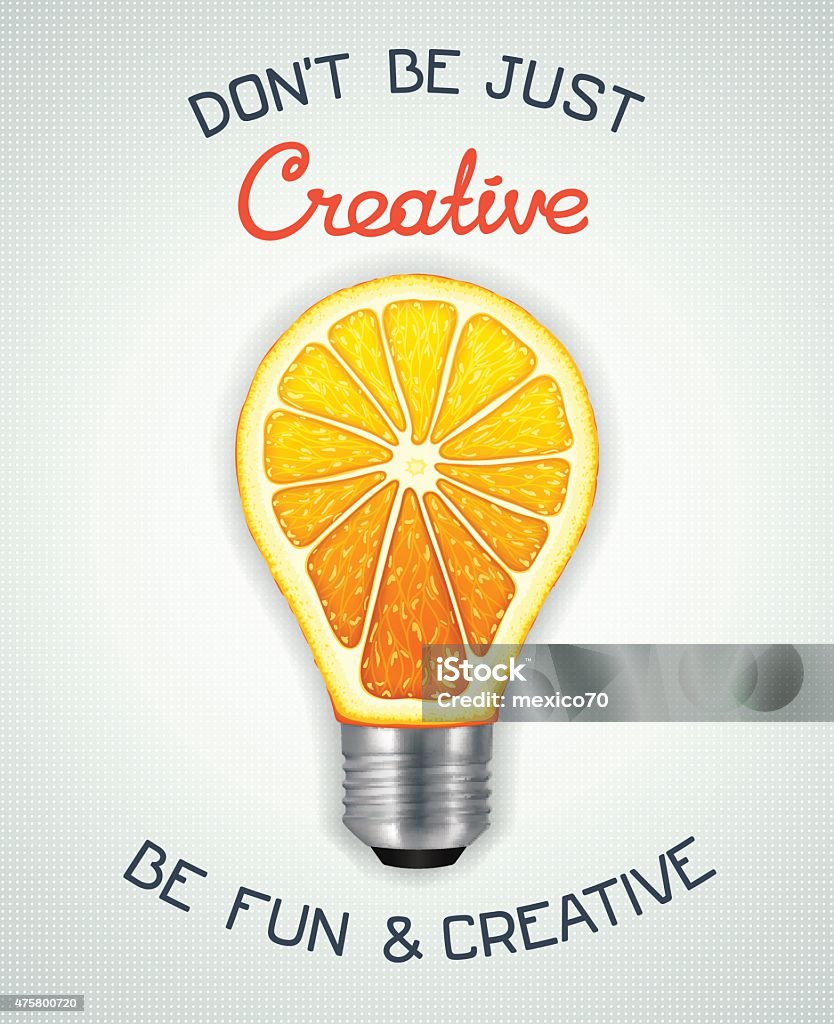 Beanfully Creative Be Fun And Creative Stock Illustration - Download Image Now - 2015 ...