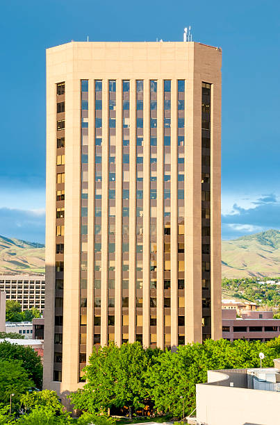 istock Bank office building in Boise Idaho 475801541
