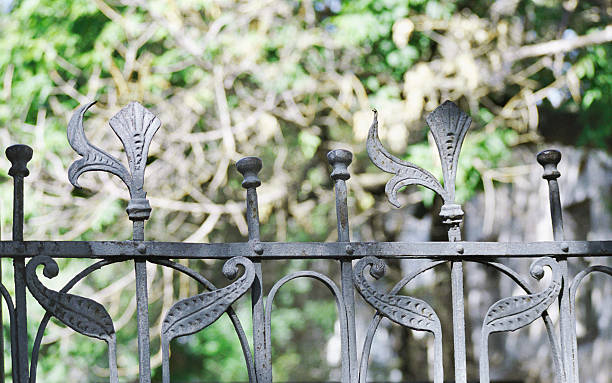 istock Iron fence - work of the old masters. 475803491