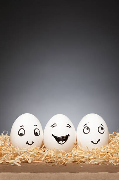 istock Funny Eggs Stories - Happy 475803649