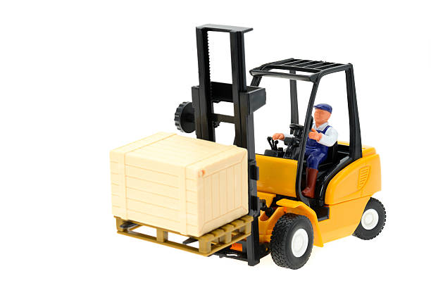Forklift truck and driver toy