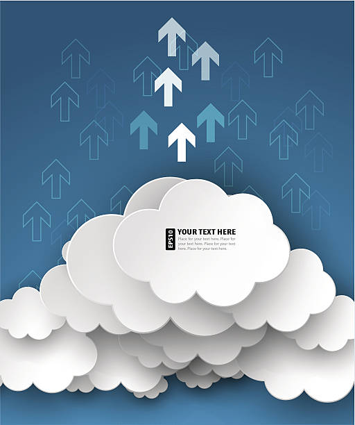 Cloud Computing vector art illustration