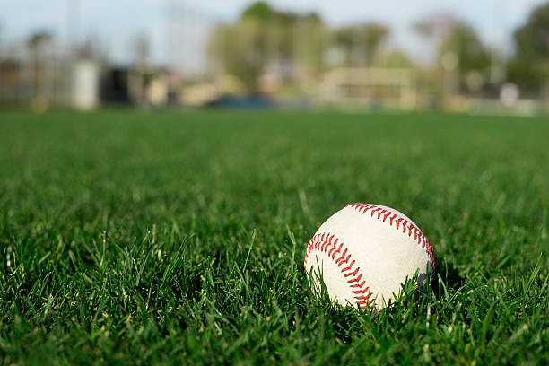 istock Baseball on Sports Field 475805067