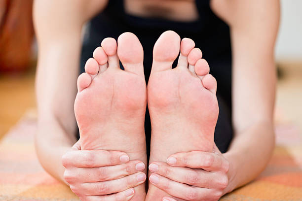 istock Yoga Detail From Paschimottanasana Pose 475805367