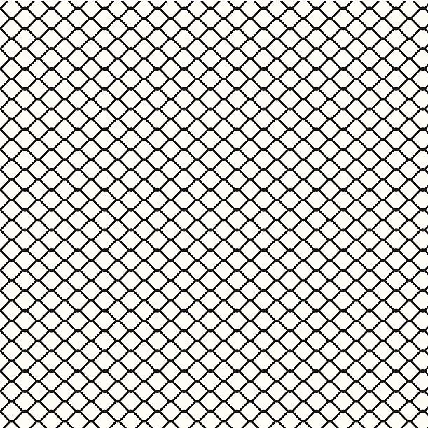 Vector illustration of wire fence background