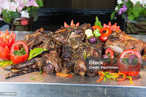 Roast Beef At A Restaurant Buffet Carvery Stock Photo - Download Image Now - 2015, Beef, Buffet