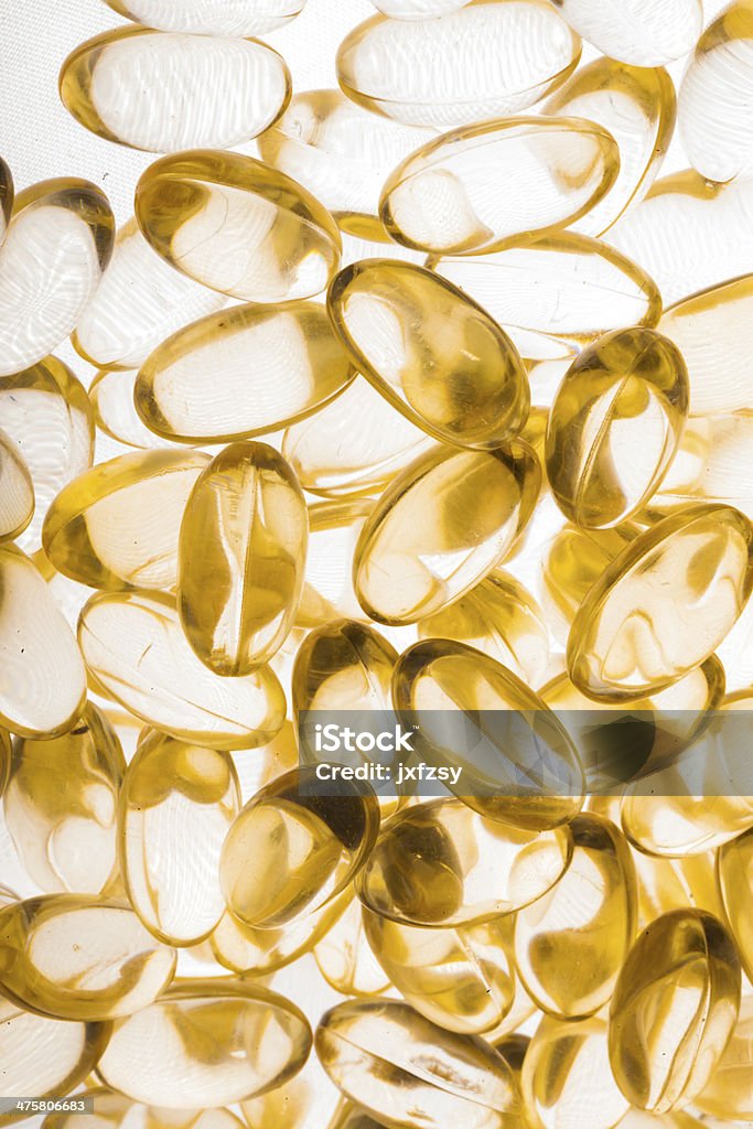 Suplemento de cápsulas - Royalty-free Amarelo Foto de stock