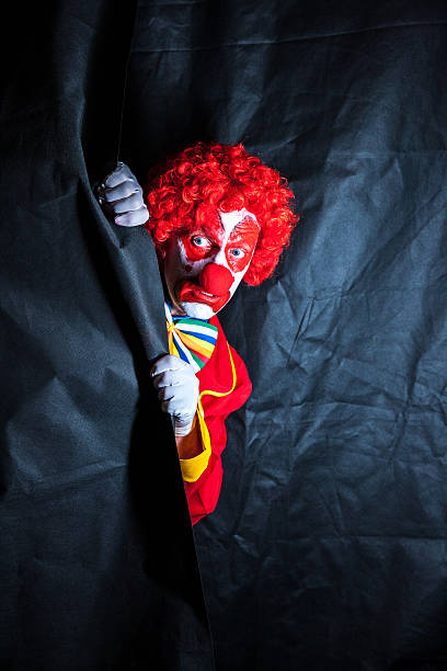 istock Sad clown with stage fright 475808802