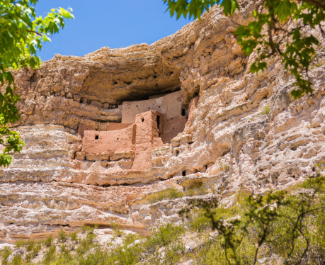 Montezuma Castle National Monument in Arizona, USA.