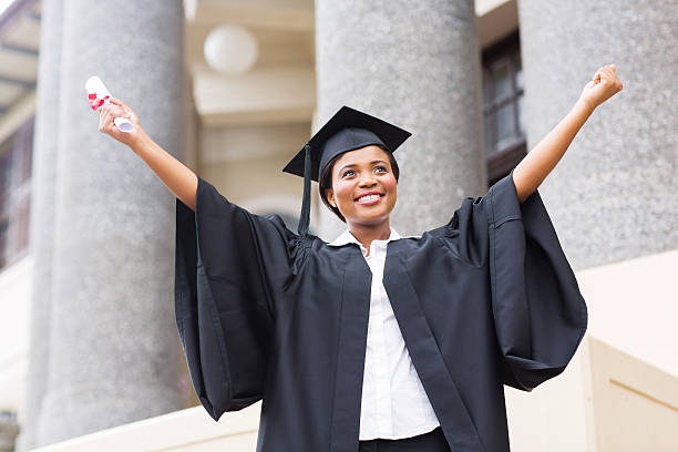 istock african american female student with diploma 475813381
