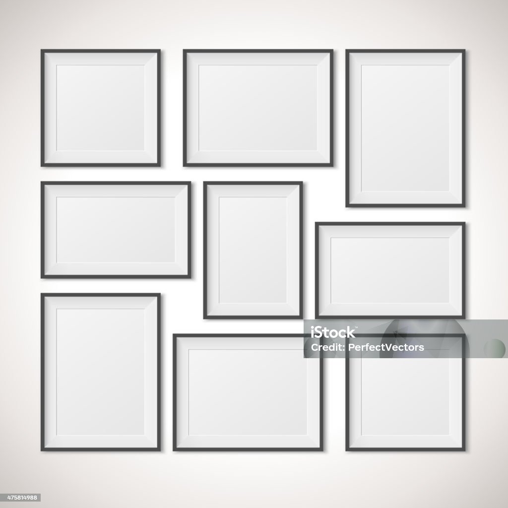 Multiple Image Borders Multiple Frames Vector Illustration Stock Illustration - Download Image ...
