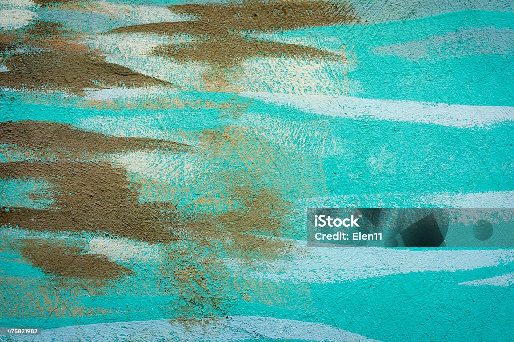 concrete painted with blue, white and brown colors wall background concrete painted with blue, white and brown colors wall texture background 2015 Stock Photo