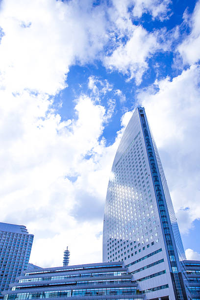 Yokohama Minato Mirai Intercontinental Hotel and blue sky