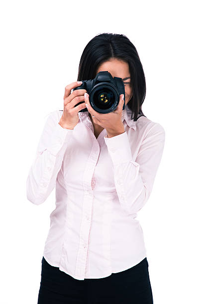 istock Woman making photo on camera 475828496
