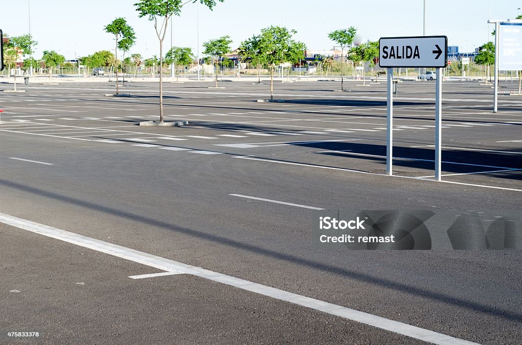 output signal Asphalt Stock Photo