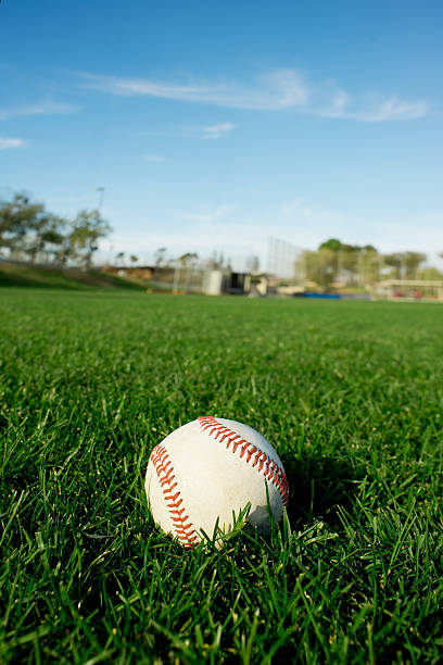istock Baseball on sports field 475833605