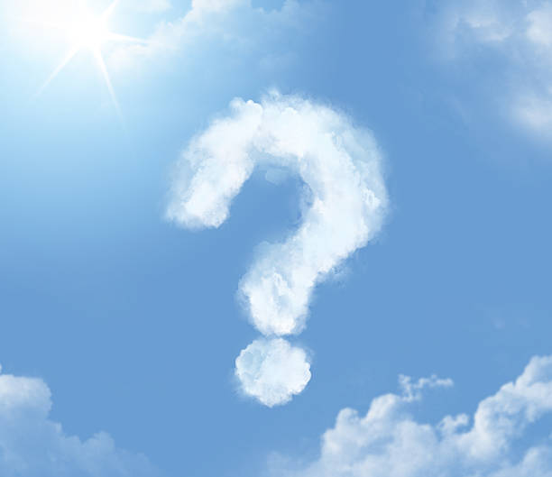 istock Flossy cloudlet in the shape of question mark 475833770