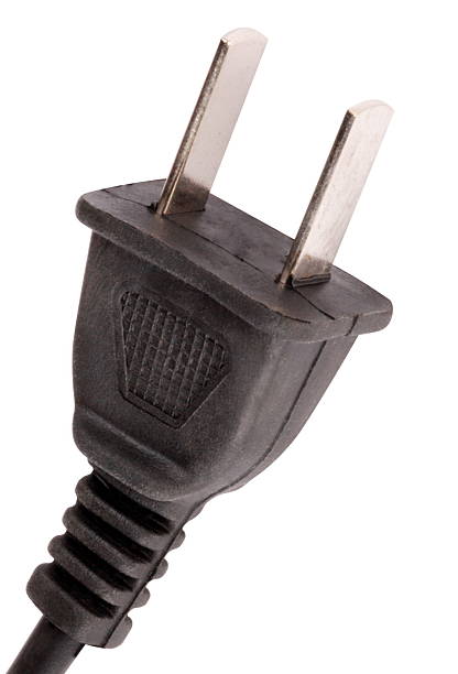 istock American Outlet Plug with Cord Isolated 475839648