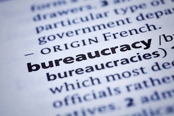 istock Dictionary word close-up of Bureaucracy 475839702