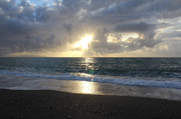 istock Mediterranean Sea and Sunset, South Italy 475839928