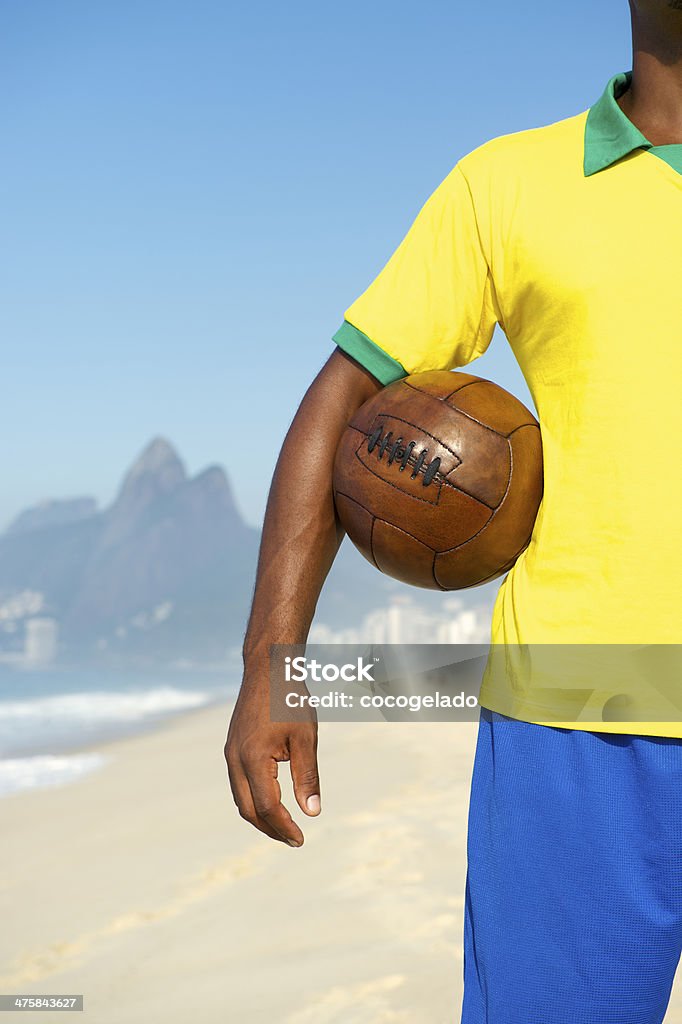 Brazilian Soccer Player 쥠 축구 리우데자네이루, 브라질 - 로열티 프리 갈색 스톡 사진