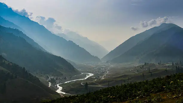 Photo of Early morning view of Sonamarg city