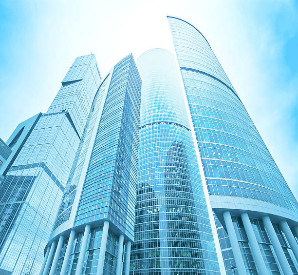 istock futuristic downtown in the dawn, wide 475847853