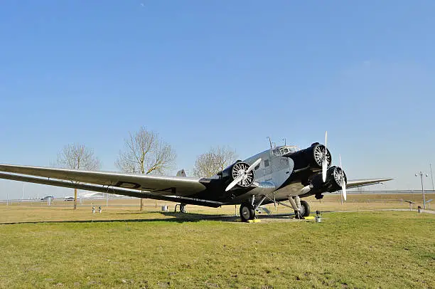 Junkers Ju 52 . German trimotor transport aircraft