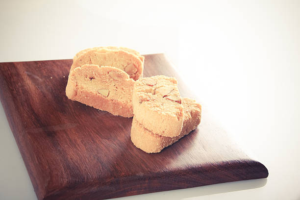 istock cookies set on wooden block - retro style 475854030