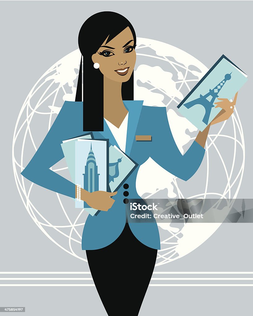 Travel Agent C Stock Illustration - Download Image Now - Travel Agent,  2011, Adult - iStock