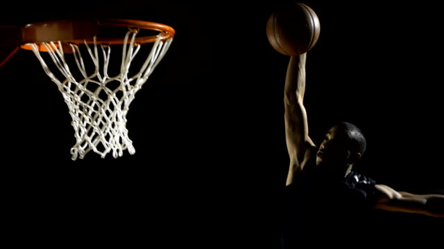 Performing A Slam Dunk (Super Slow Motion)