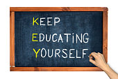 KEY acronym - KEEP EDUCATING YOURSELF.