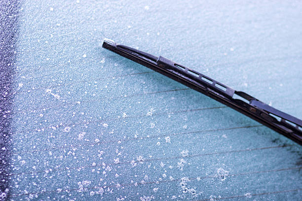 istock Car glass iced 475864972