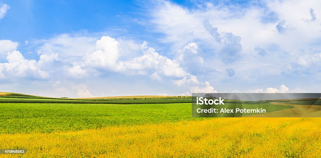 Harvesting's time. Farms & fields, Pennsylvania Dutch Country, Lancaster county Harvesting's time in the farmland. Farms and fields, Pennsylvania Dutch Country, Lancaster county, USA. Pennsylvania Stock Photo