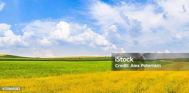 Harvestings Time Farms Fields Pennsylvania Dutch Country Lancaster County Stock Photo - Download Image Now