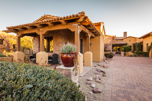 Luxury home guest casita in the southwest USA.