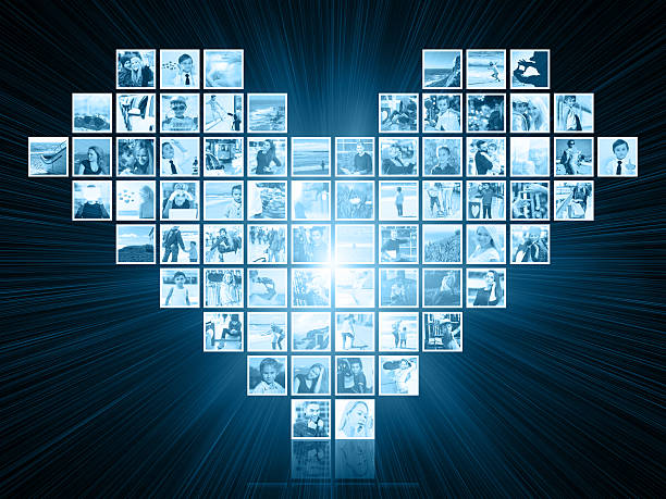 istock Love Heart Media concept smart TV 475871080