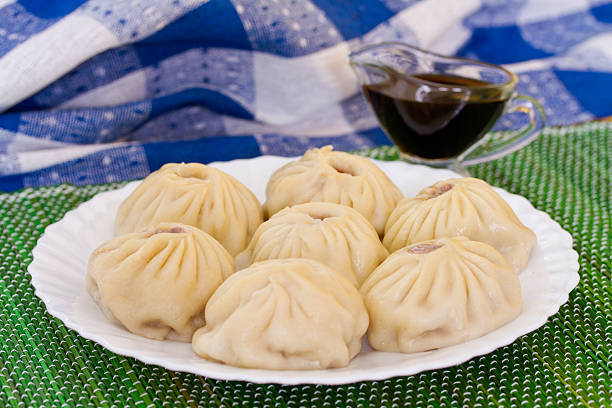 istock Buryat buuzy and soy sauce 475874180