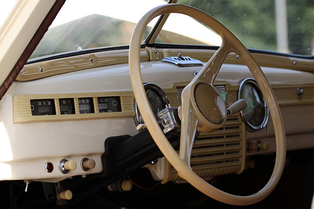 istock Old retro or vintage car or automobile 475874608