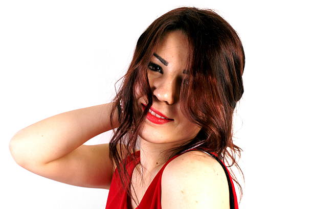 istock Studio shot of a young lady on white background 475883958
