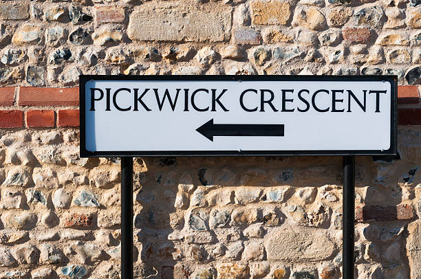 istock Pickwick Crescent, street sign, UK 475884662