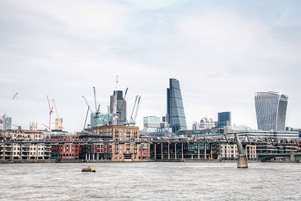 istock View on London skyline from the Thames river, London, UK 475886018