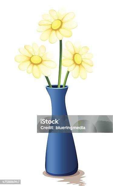 Blumen In Der Vase Stock Vektor Art und mehr Bilder von Bestäubung - Bestäubung, Bildkomposition und Technik, Blume