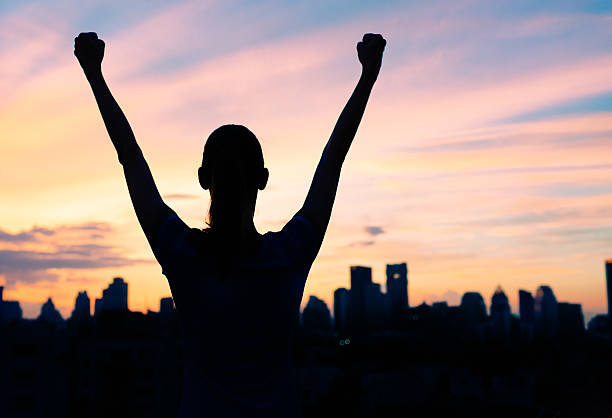 istock Strong confident woman in the city 475888502