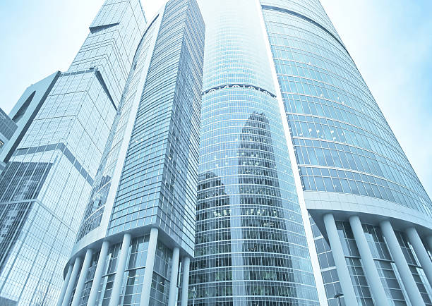 istock futuristic downtown in the dawn, wide 475889083
