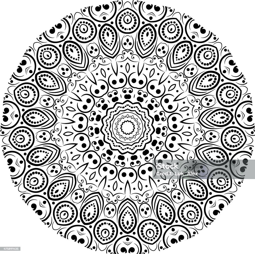 Round Texture Pattern Modern Design Round Texture Stock Illustration - Download Image Now ...