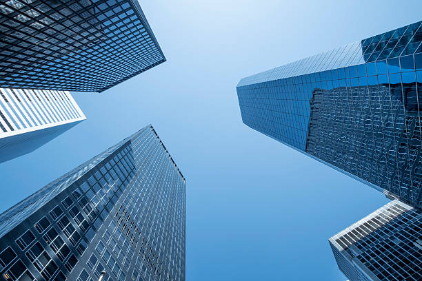 istock Generic abstract of new city skyscrapers 475897074